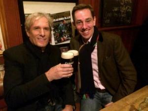 Michael Bolton with Ryan Tubridy afer his appearance on The Late Late Show last week.  Credit: www.michaelbolton.com