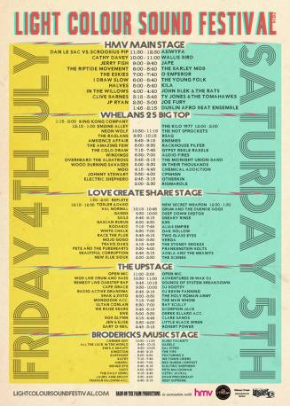 LCS Festival Stage Times