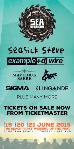 SEA SESSIONS | Ireland’s Biggest Beach Party Returns | Seasick Steve, Example& DJ Wire, Maverick Sabre