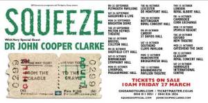 Squeeze announce "From The Cradle To The Grave Tour", plus first album of new material for 17 years.