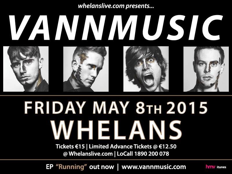 Music | VANN MUSIC for Whelan’s in&nbsp;May