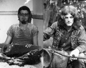 Tony Visconti and Woody Woodmansey