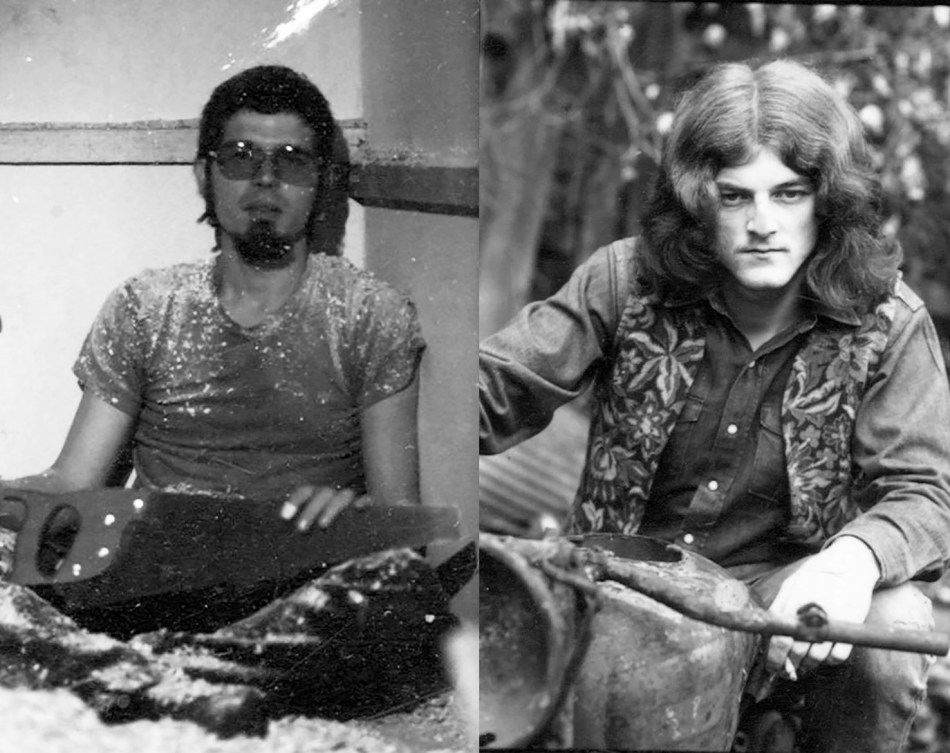 Tony Visconti and Woody Woodmansey