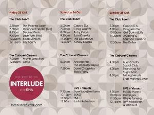 Interlude Set Times 3.4