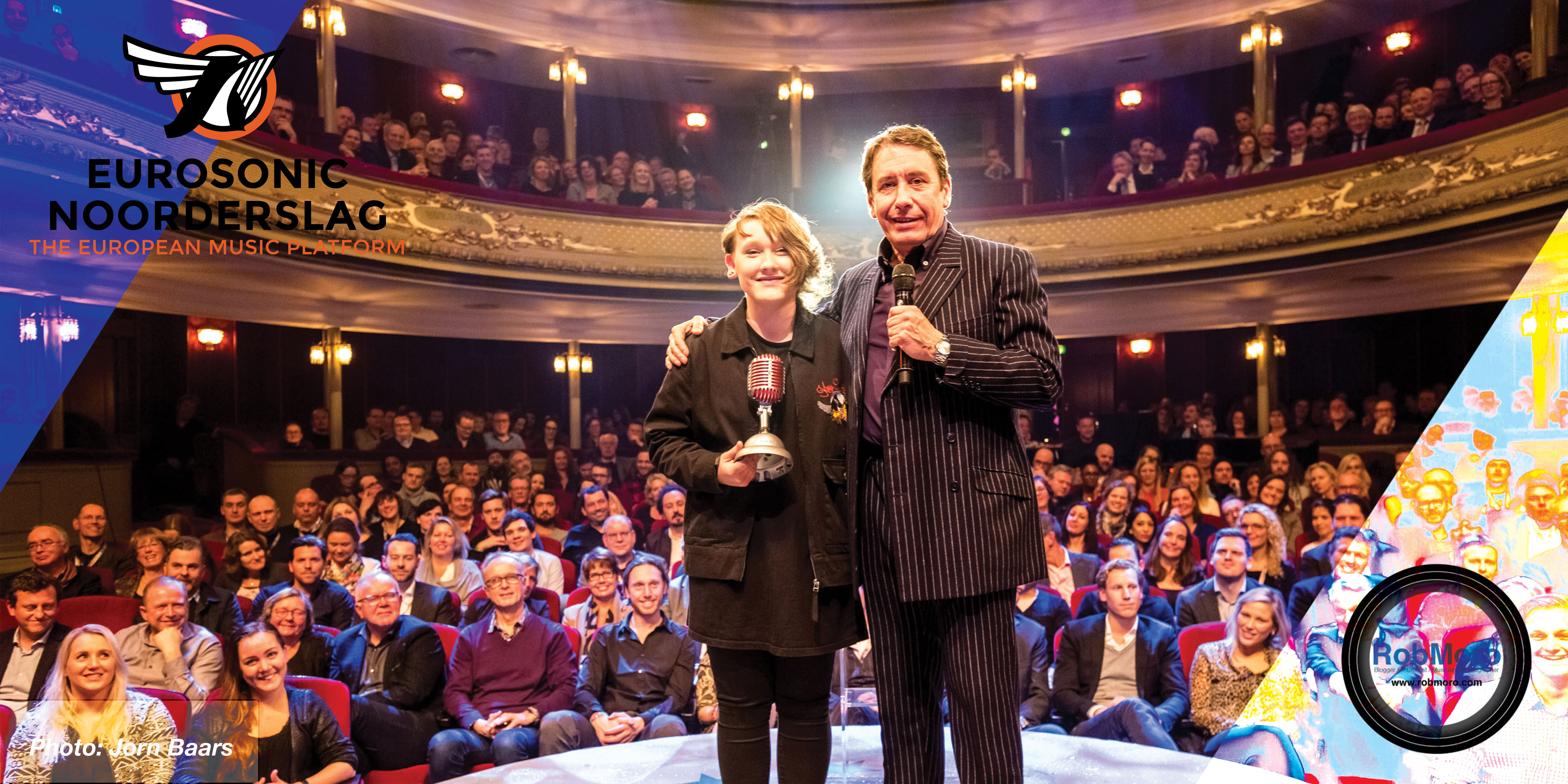 SOAK collecting her EBBA by Jorn Baars for Eurosonic Noorderslag 2016.