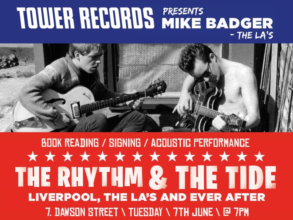 Music | Mike Badger (The La’s) to perform in Tower&nbsp;Records
