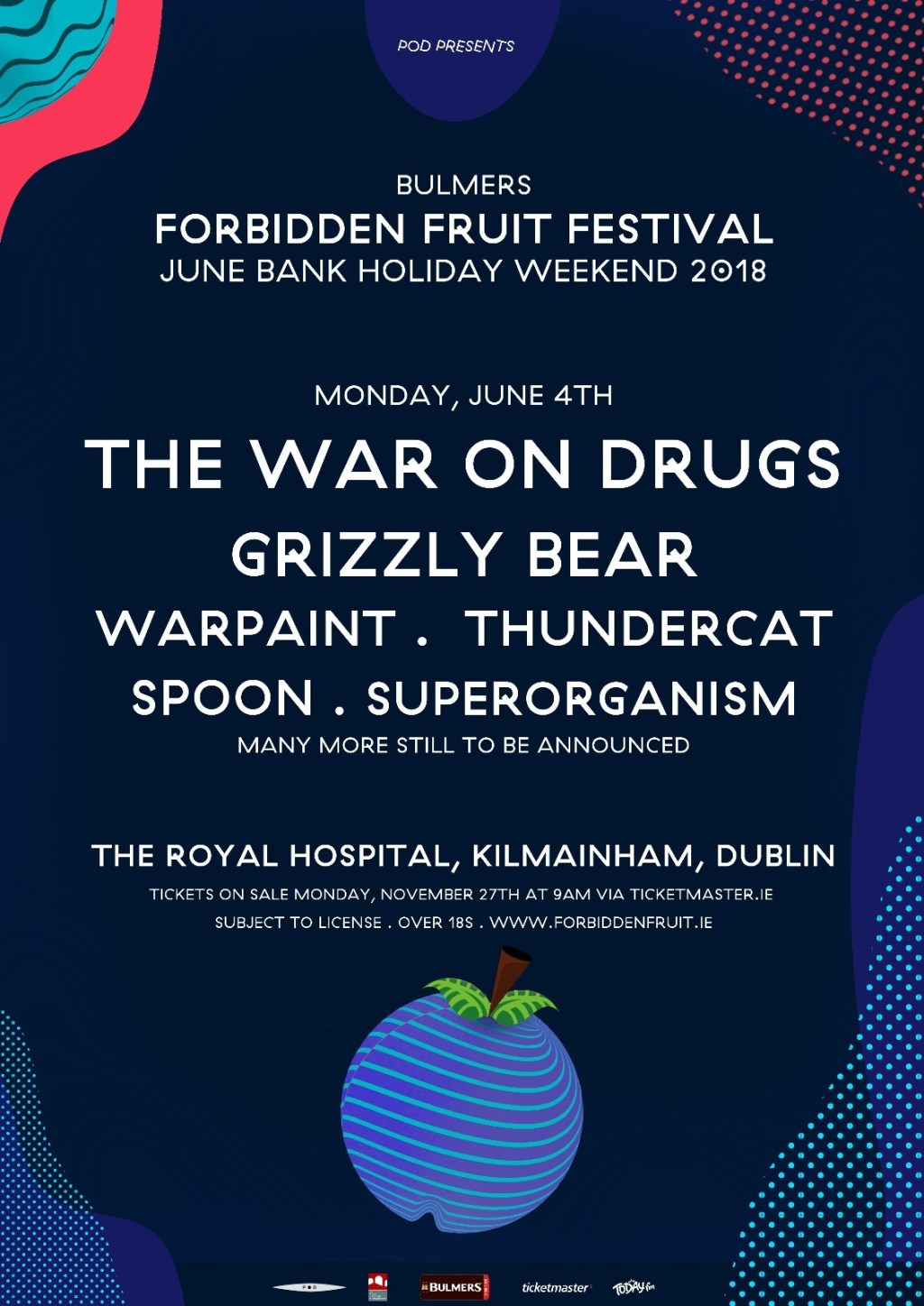 Music | The War On Drugs, Grizzly Bear, and more for Forbidden Fruit&nbsp;2018