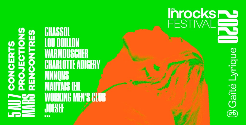 Music | Les Inrocks Festival returns in 2020 with Lou Doillon, Charlotte Adigéry,&nbsp;MNNQNS